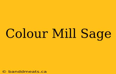 Colour Mill Sage