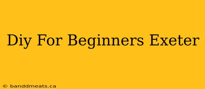 Diy For Beginners Exeter