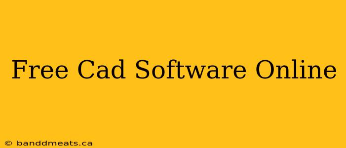 Free Cad Software Online