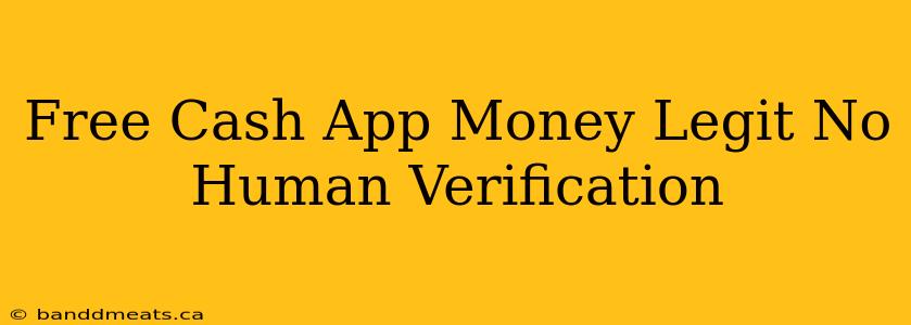 Free Cash App Money Legit No Human Verification