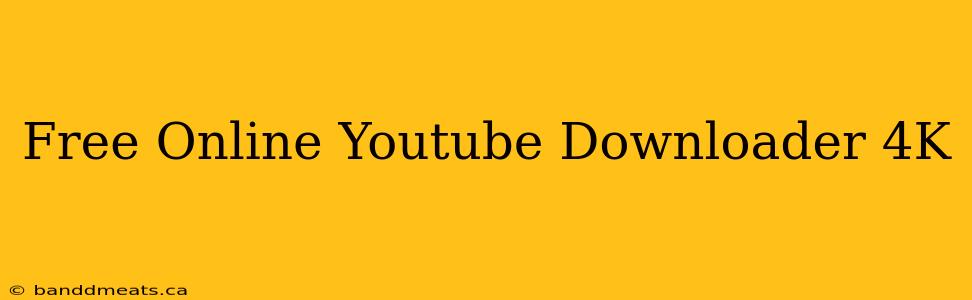 Free Online Youtube Downloader 4K