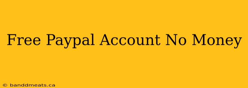 Free Paypal Account No Money