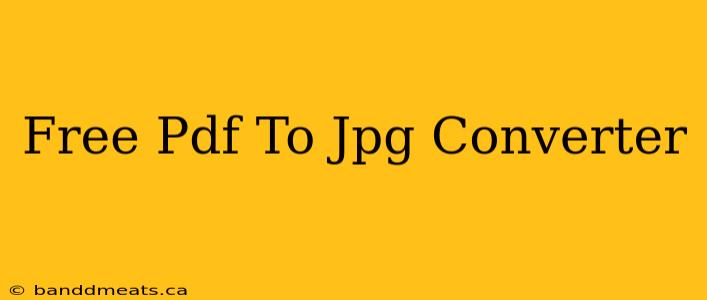 Free Pdf To Jpg Converter