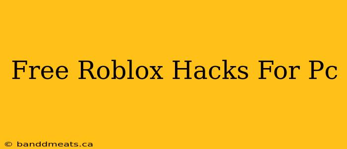 Free Roblox Hacks For Pc