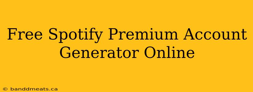 Free Spotify Premium Account Generator Online