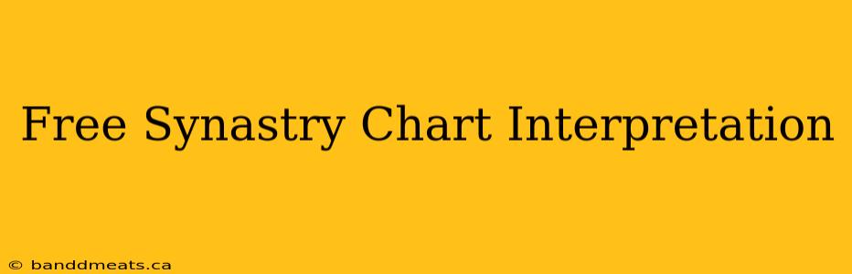 Free Synastry Chart Interpretation