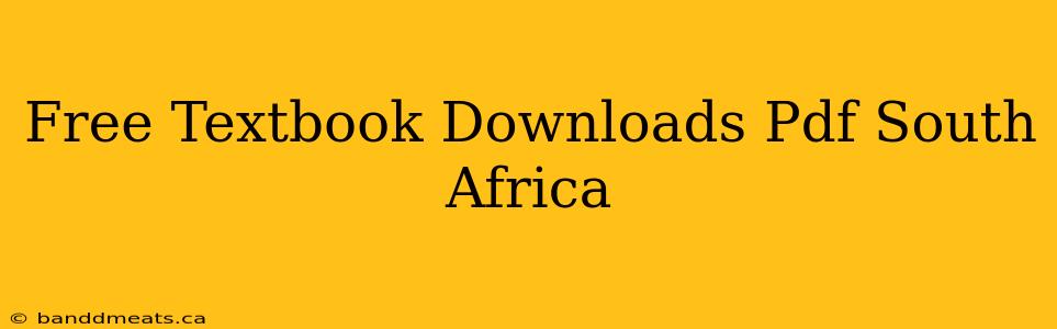 Free Textbook Downloads Pdf South Africa