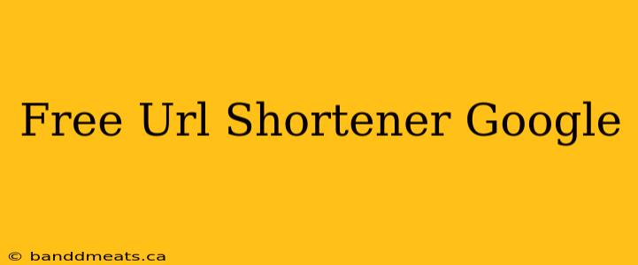 Free Url Shortener Google