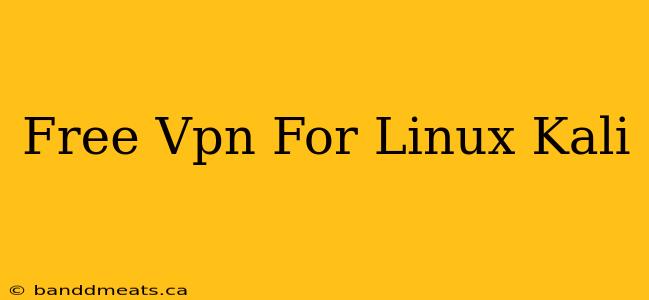 Free Vpn For Linux Kali