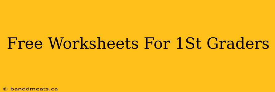 Free Worksheets For 1St Graders