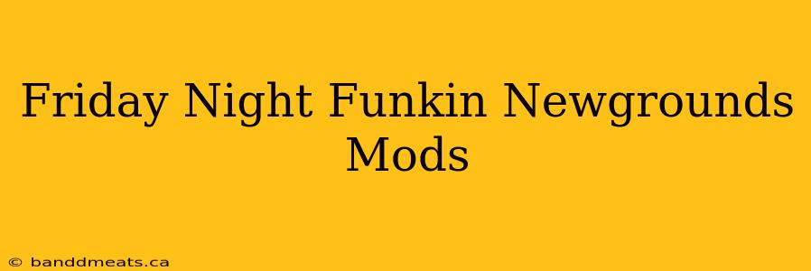 Friday Night Funkin Newgrounds Mods