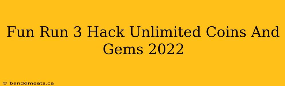 Fun Run 3 Hack Unlimited Coins And Gems 2022