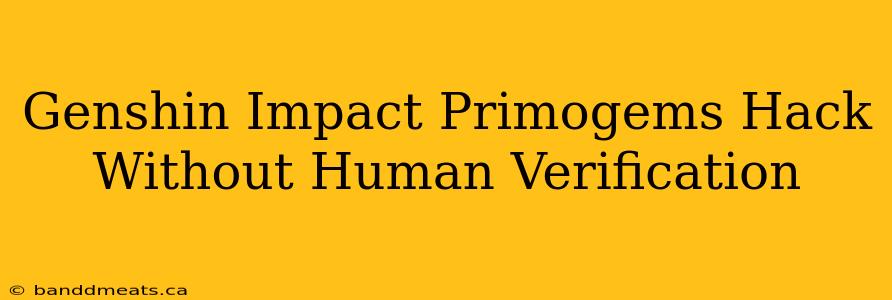 Genshin Impact Primogems Hack Without Human Verification