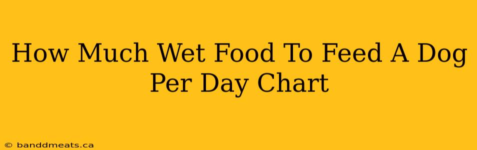 How Much Wet Food To Feed A Dog Per Day Chart