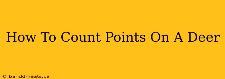 How To Count Points On A Deer