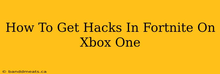 How To Get Hacks In Fortnite On Xbox One