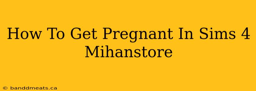 How To Get Pregnant In Sims 4 Mihanstore