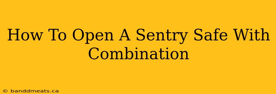 How To Open A Sentry Safe With Combination