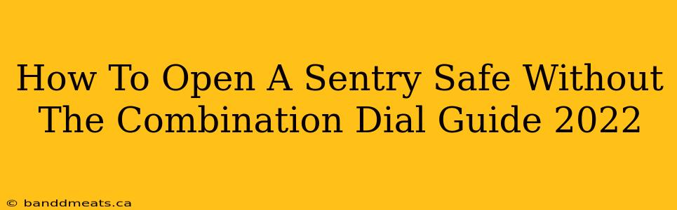 How To Open A Sentry Safe Without The Combination Dial Guide 2022