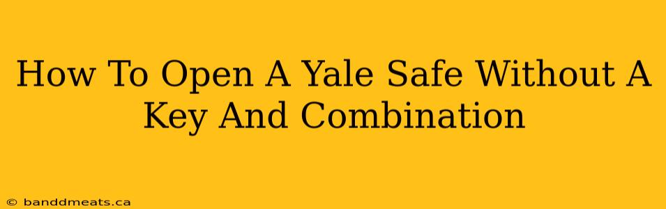 How To Open A Yale Safe Without A Key And Combination