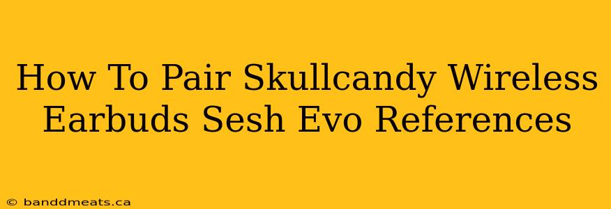 How To Pair Skullcandy Wireless Earbuds Sesh Evo References