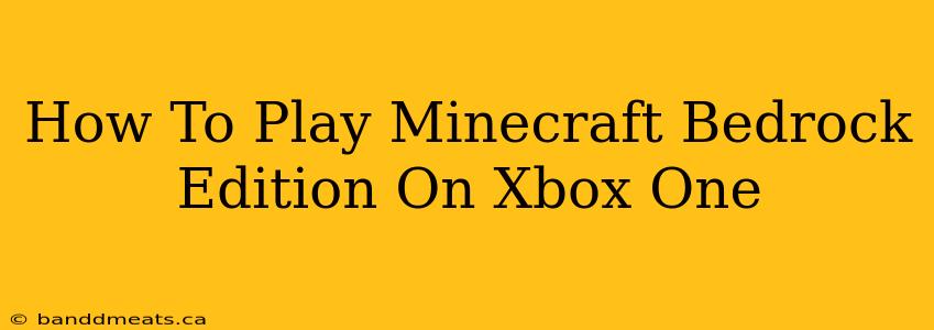 How To Play Minecraft Bedrock Edition On Xbox One