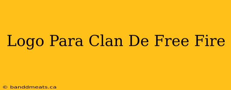 Logo Para Clan De Free Fire