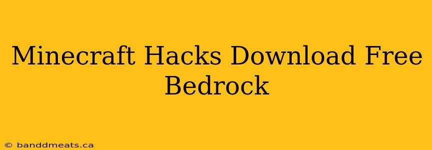 Minecraft Hacks Download Free Bedrock