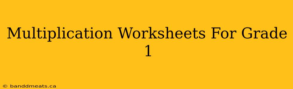 Multiplication Worksheets For Grade 1