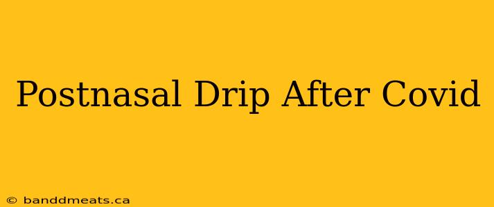 Postnasal Drip After Covid