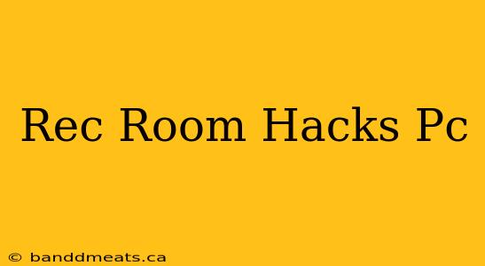 Rec Room Hacks Pc