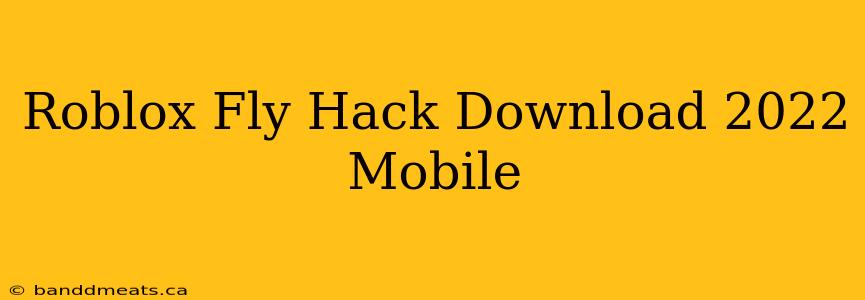 Roblox Fly Hack Download 2022 Mobile