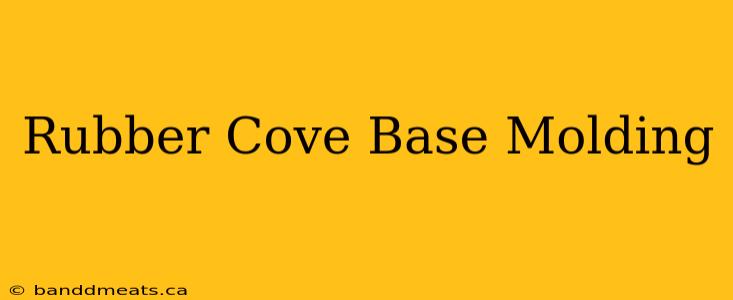 Rubber Cove Base Molding