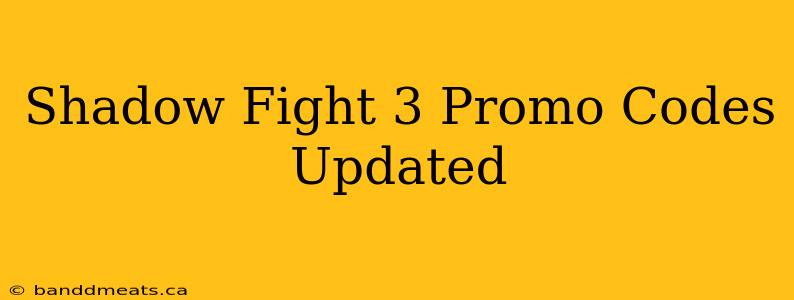 Shadow Fight 3 Promo Codes Updated