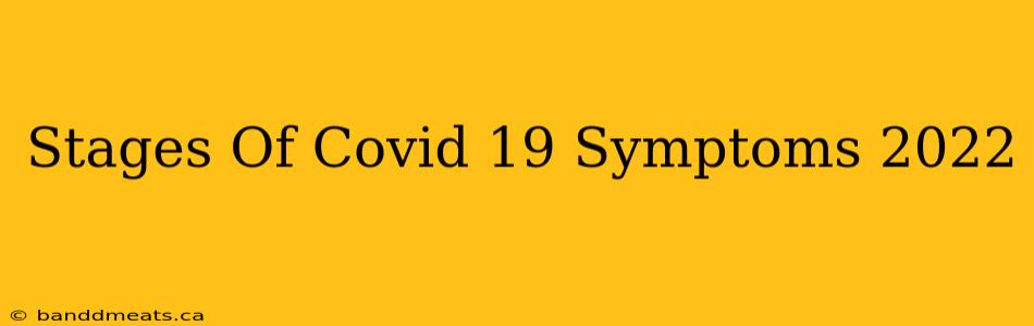 Stages Of Covid 19 Symptoms 2022