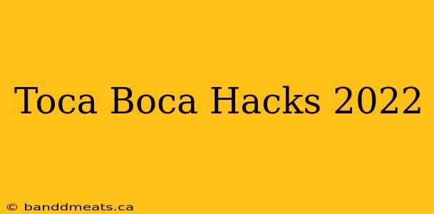 Toca Boca Hacks 2022