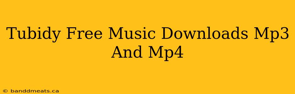 Tubidy Free Music Downloads Mp3 And Mp4