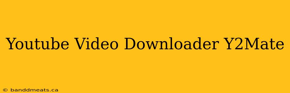 Youtube Video Downloader Y2Mate